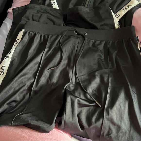 VS BOYFRIEND TRACK PANT FULL ZIP JACKET SZ M - Picture 6 of 14